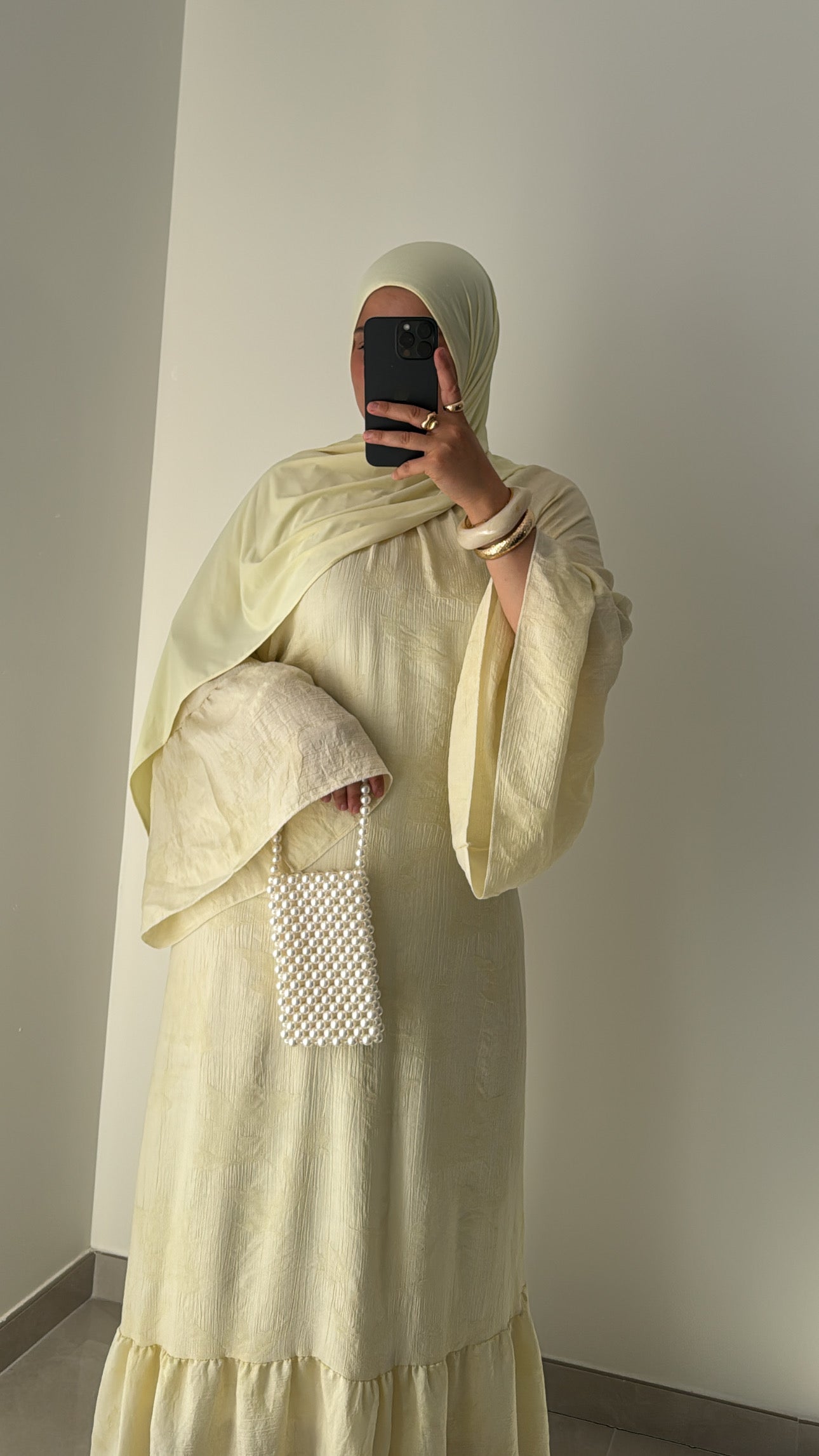 Robe LAYAL - JAUNE BEURRE
