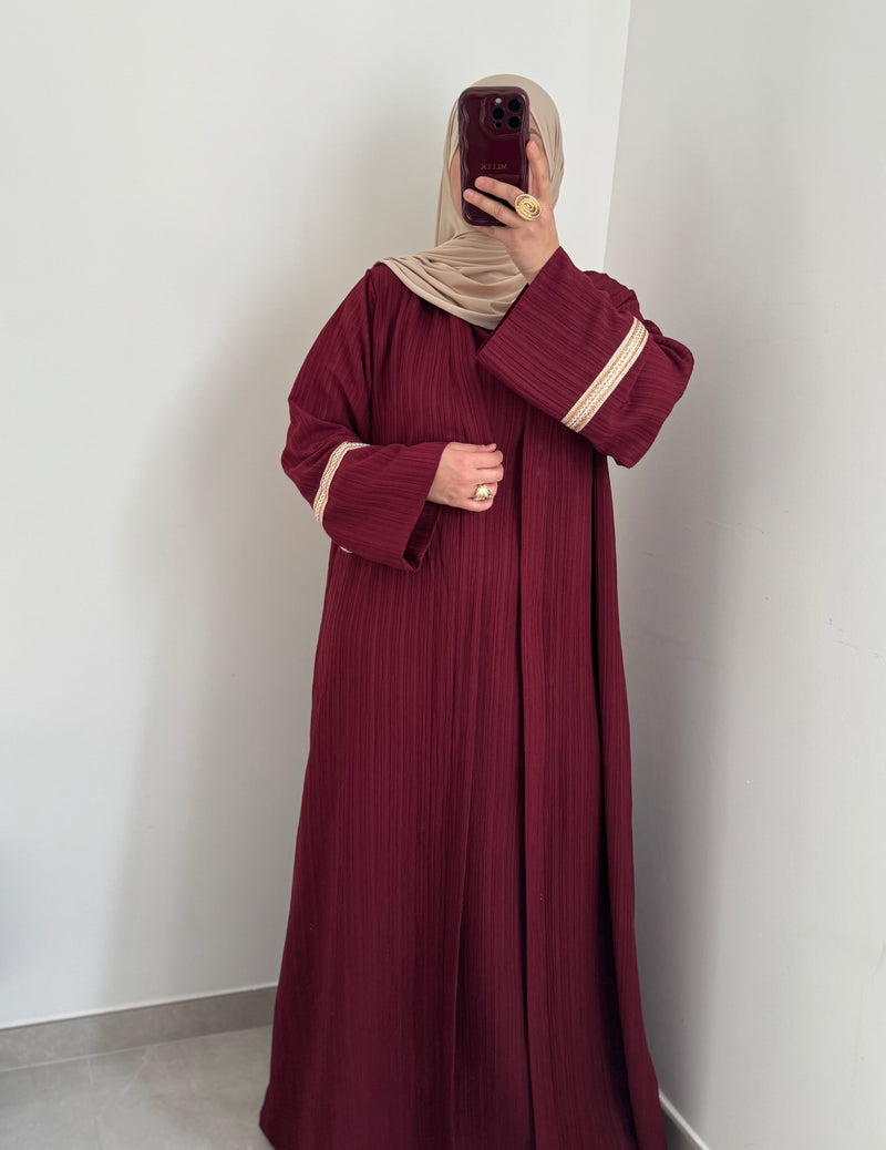 Abaya élégante - BORDEAUX