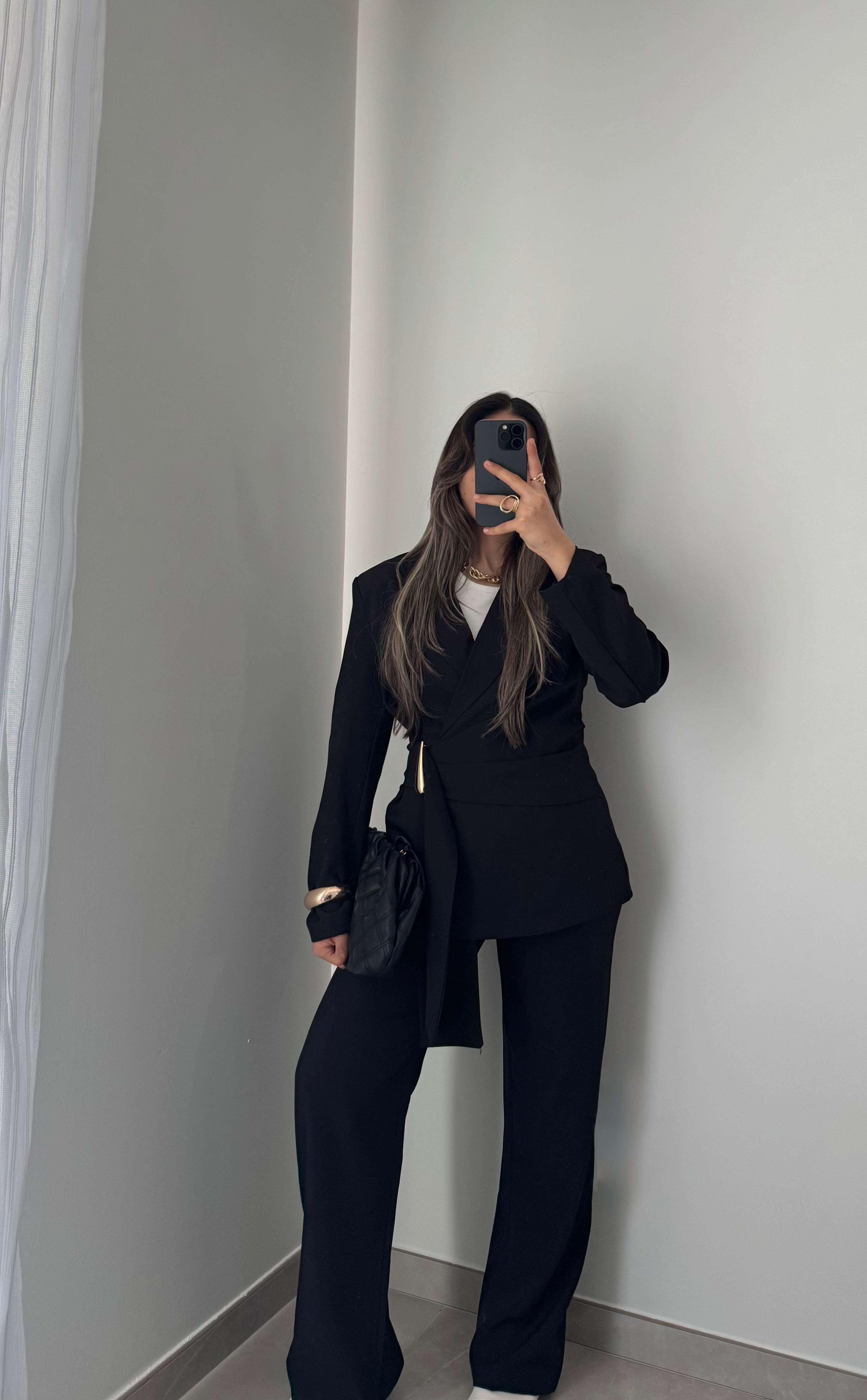 Ensemble tailleur chic - NOIR