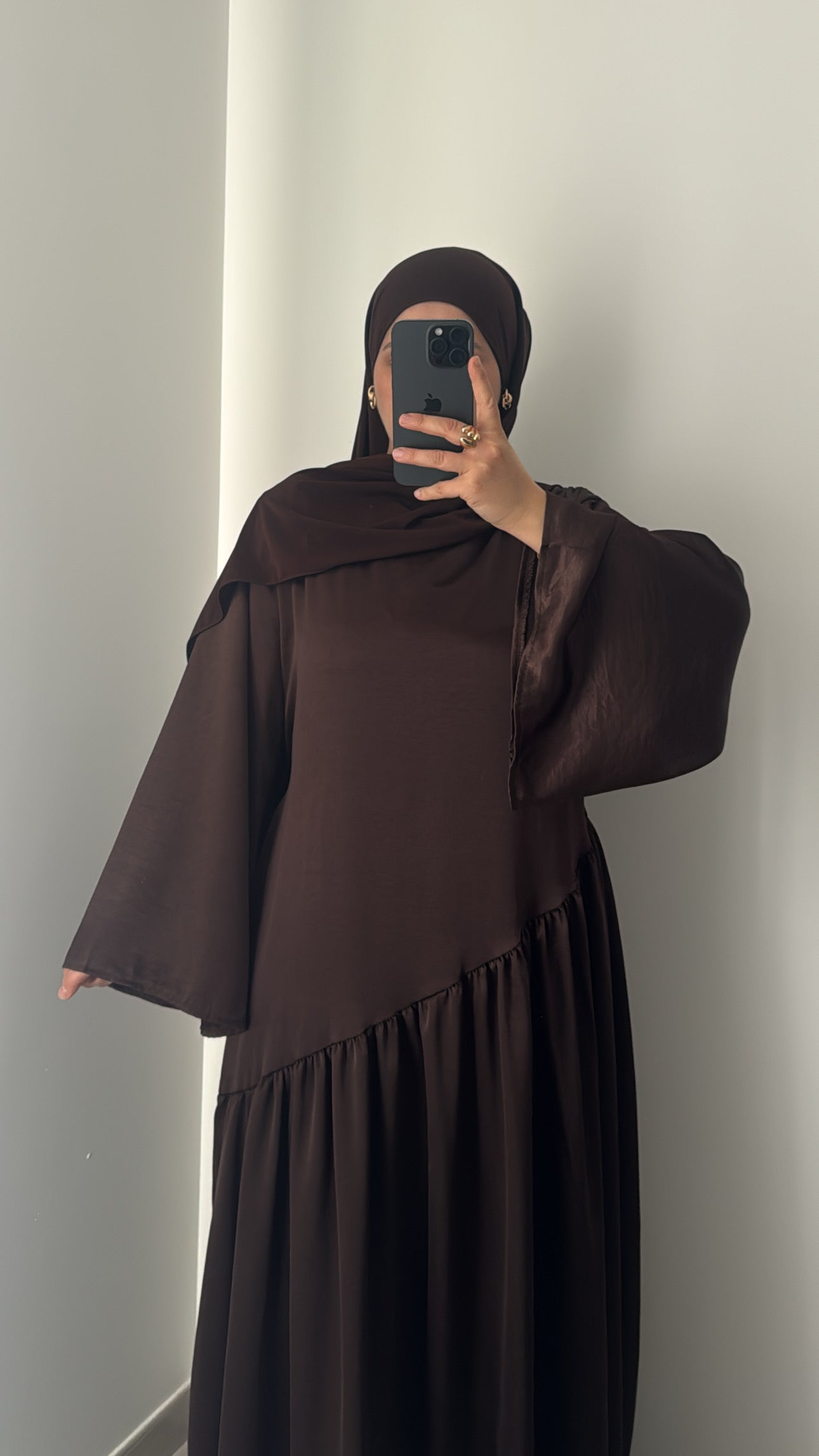 Robe SAFIYA- MARRON