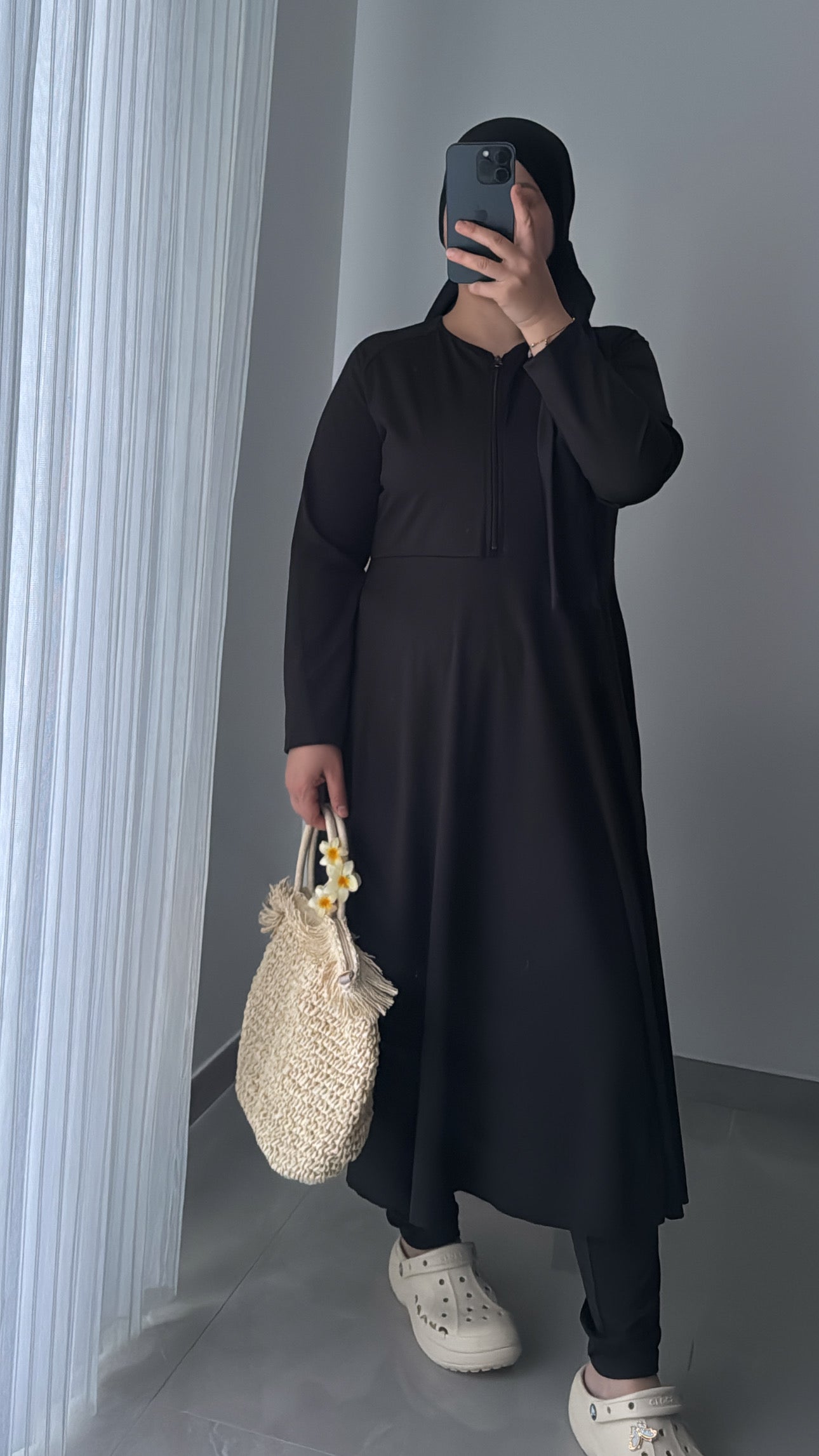 Burkini LUNA 2 pièces - NOIR