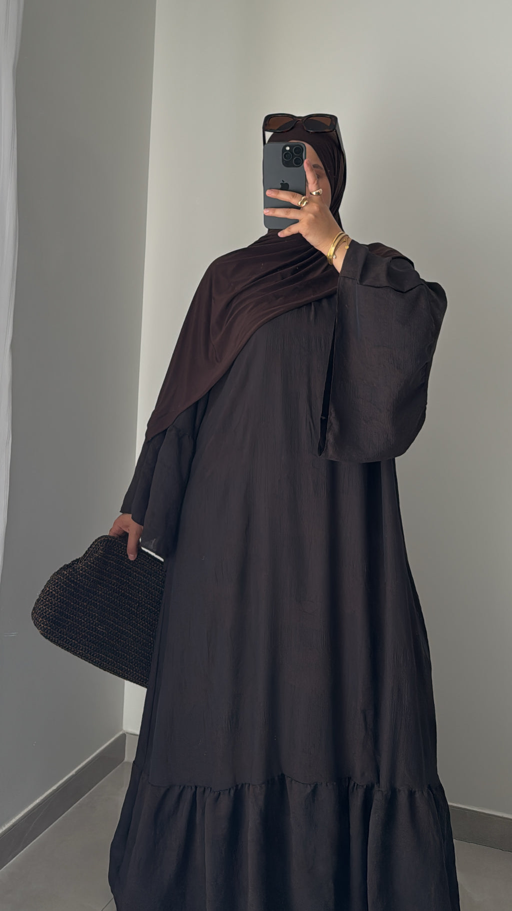 Robe LAYAL - MARRON