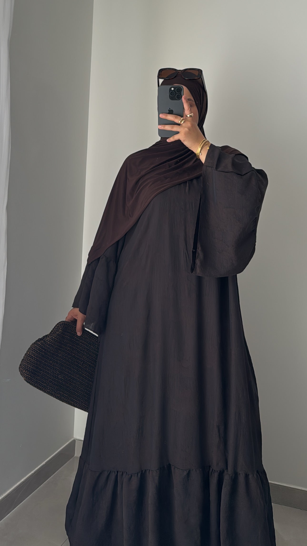 Robe LAYAL - MARRON