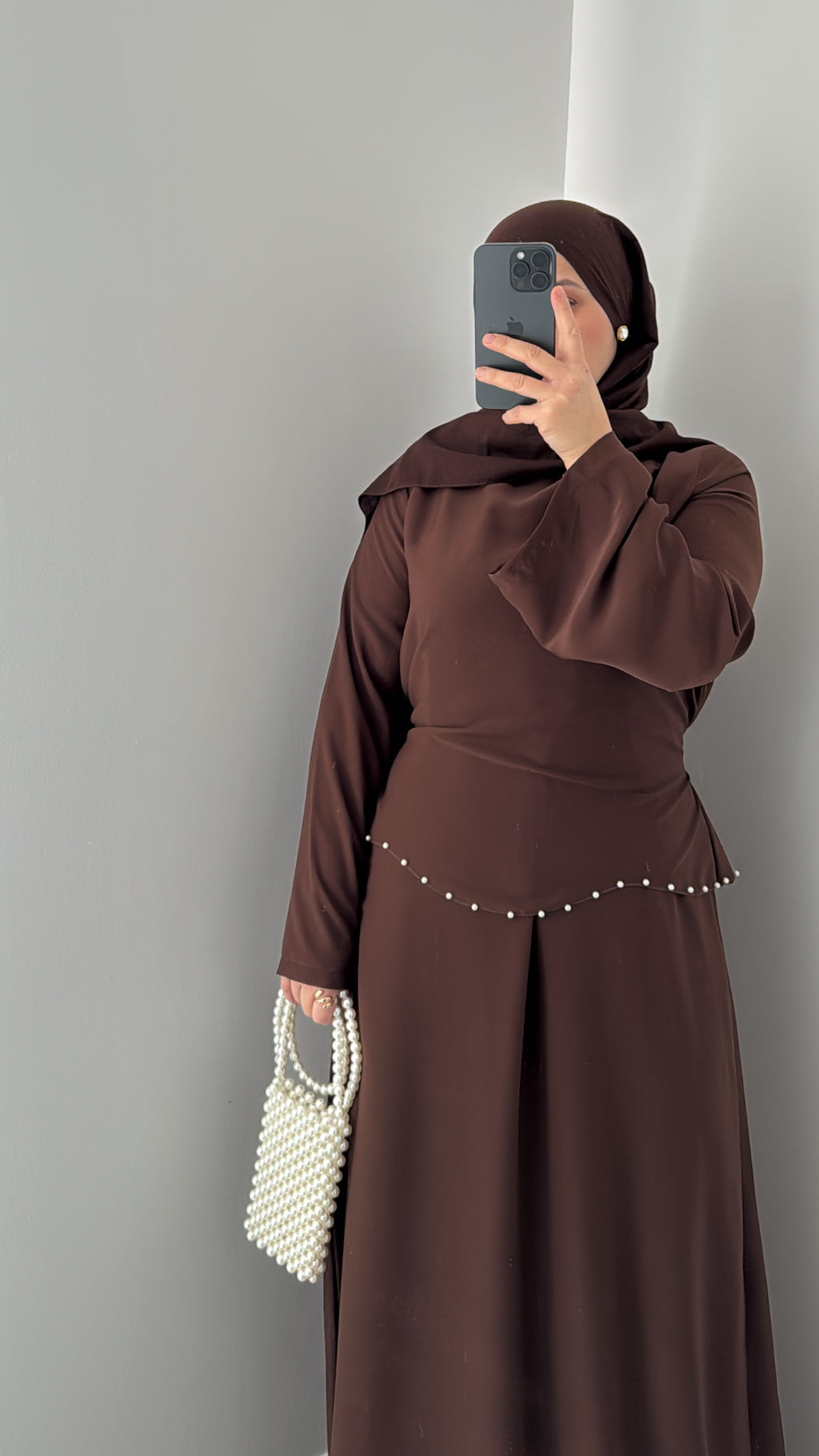 Robe ELINA - MARRON
