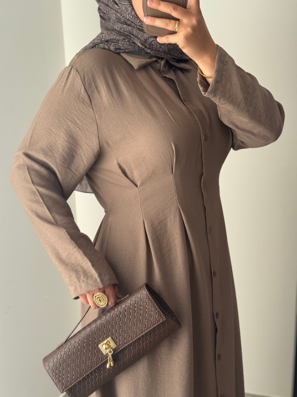 Robe JASMIN - TAUPE