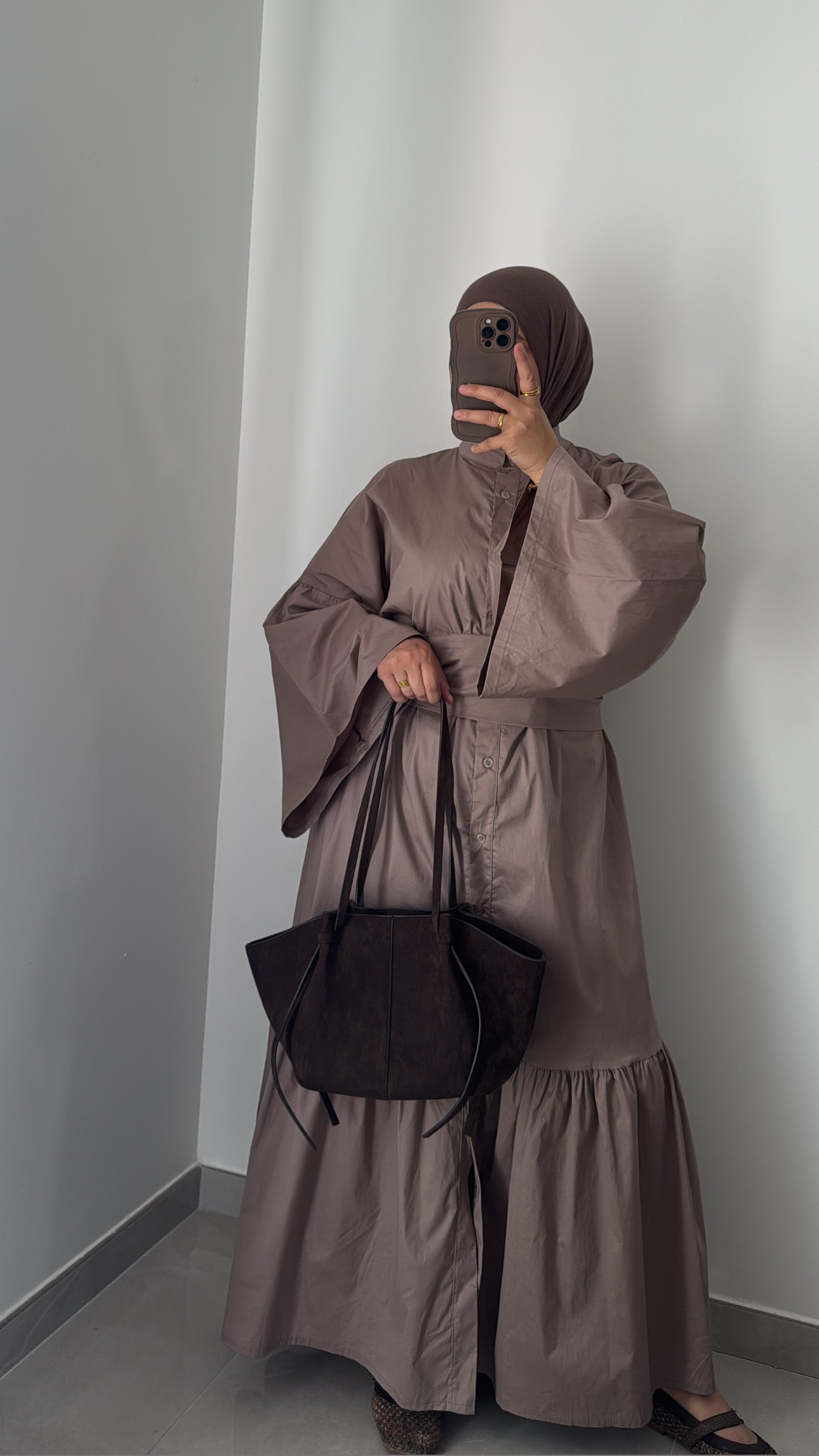 Robe AMALYA - TAUPE
