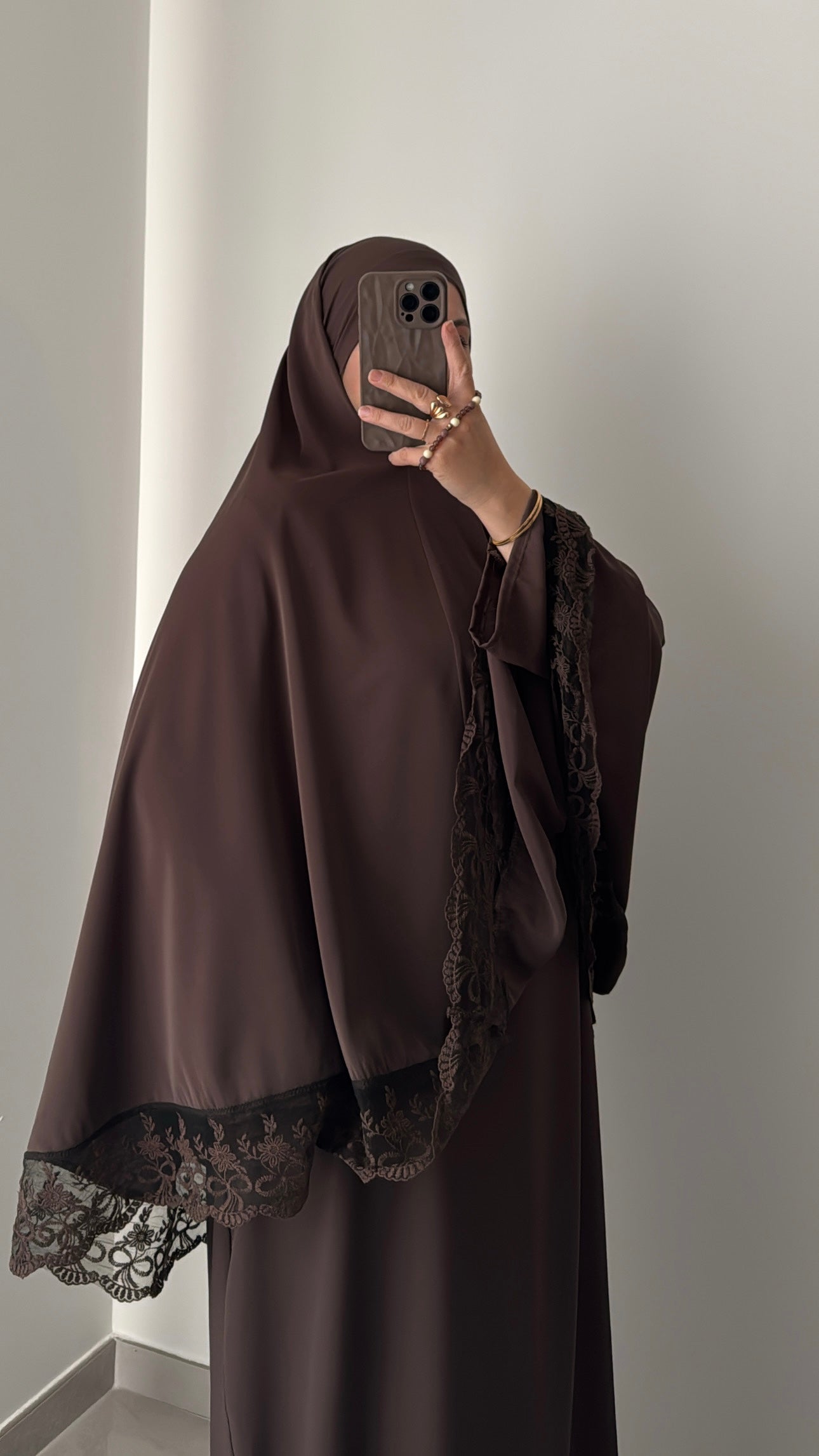 Abaya SABR - CHOCOLAT