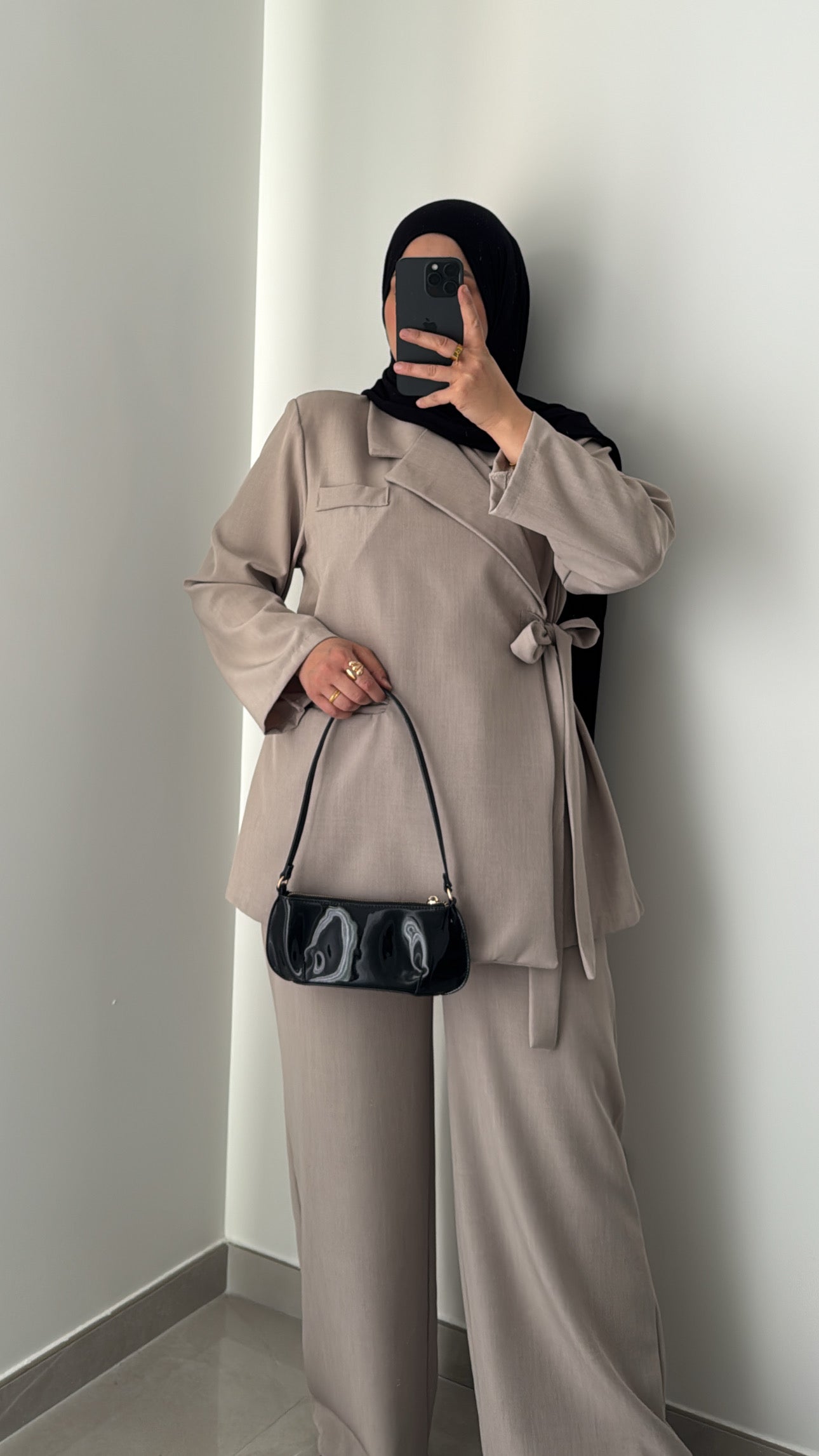 Ensemble tailleur ELISE - TAUPE