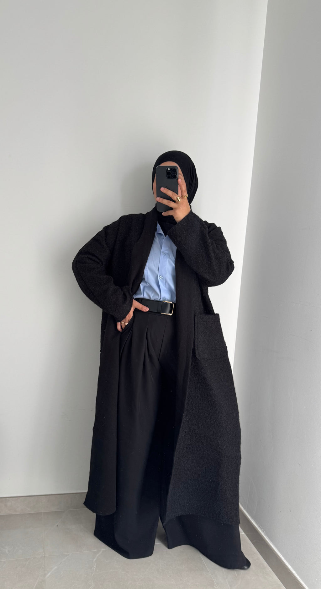 Pantalon - Palazzo avec ceinture