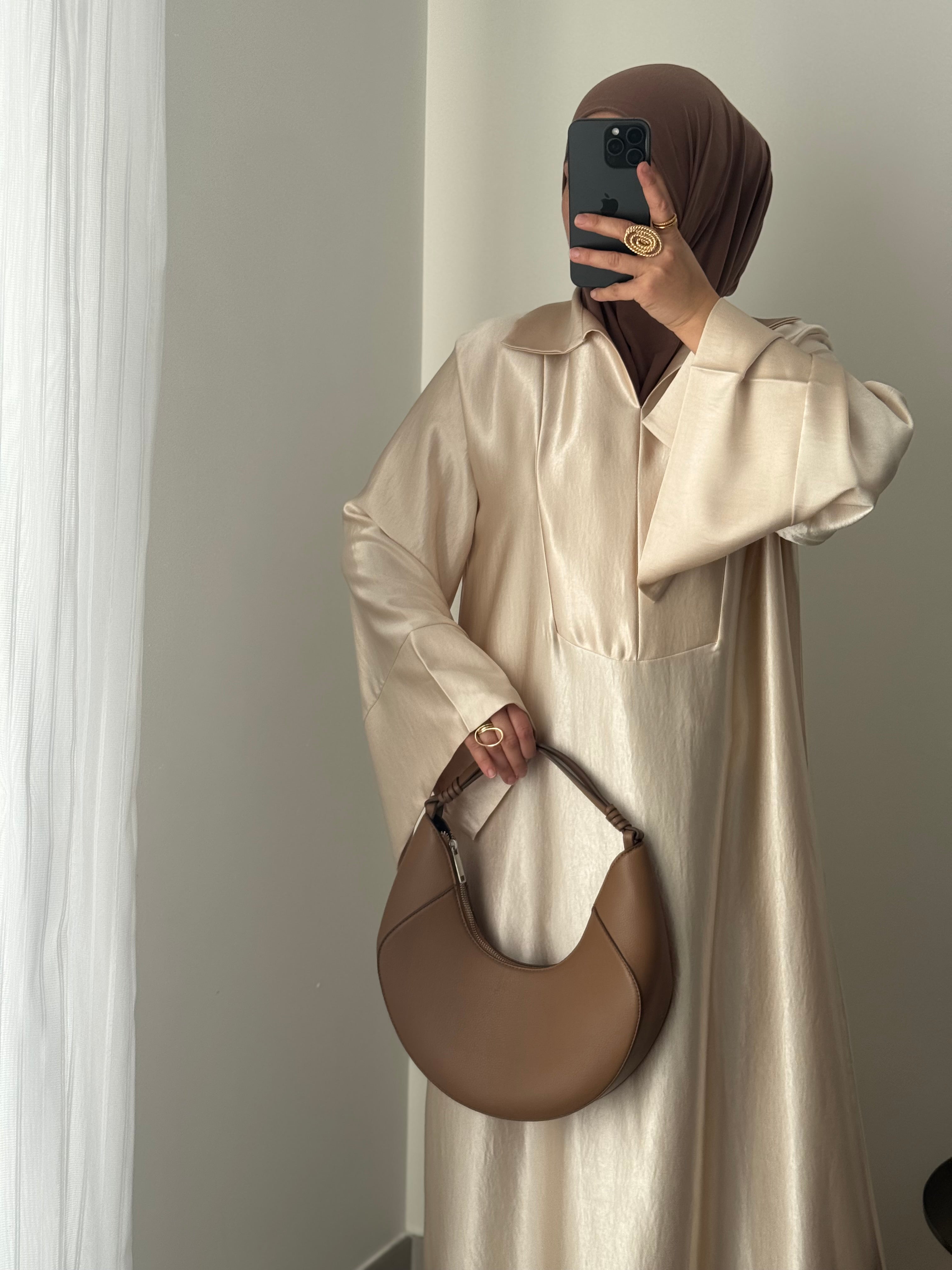 Abaya SAFA - BEIGE