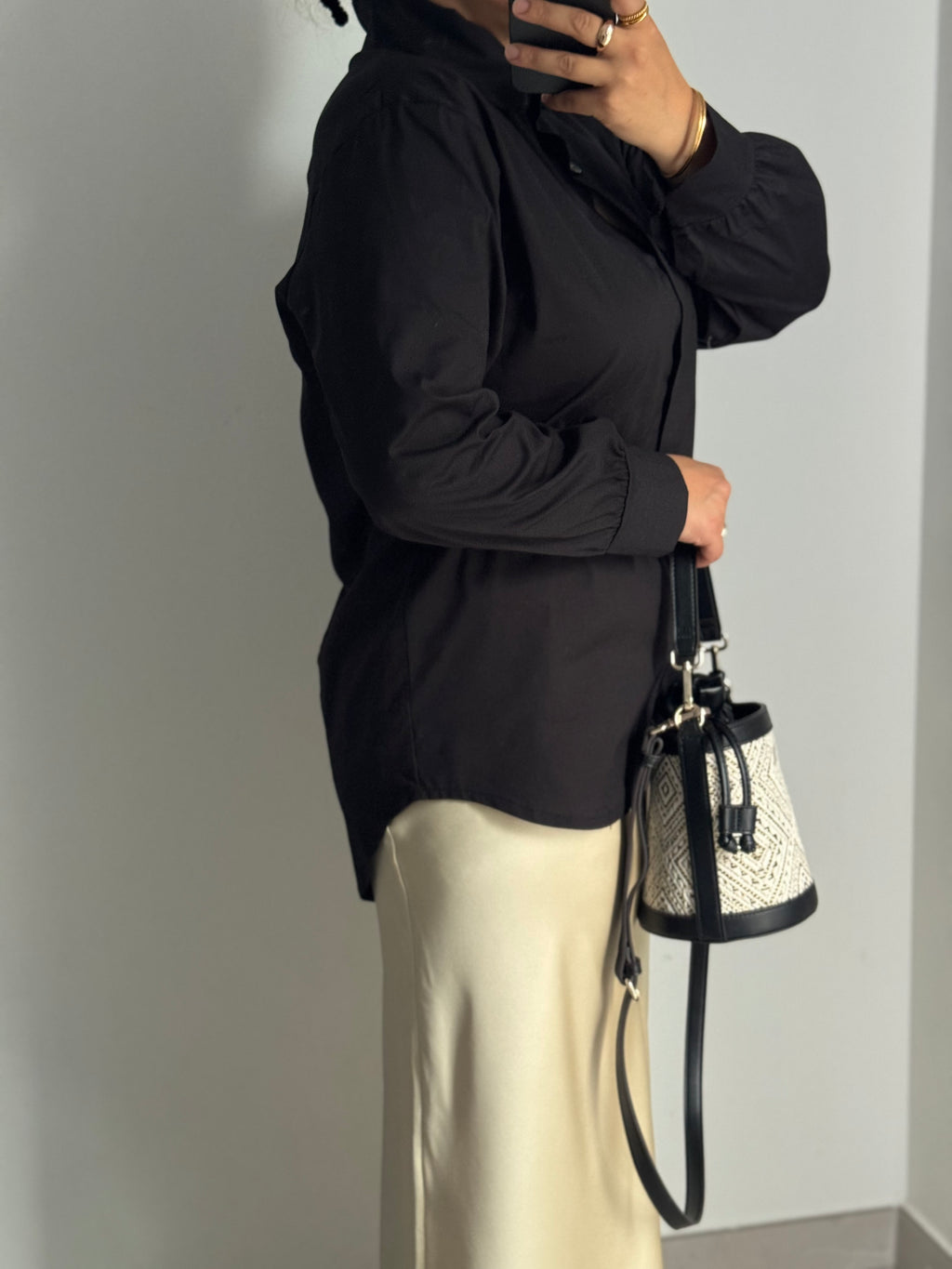 Chemise basique - NOIR