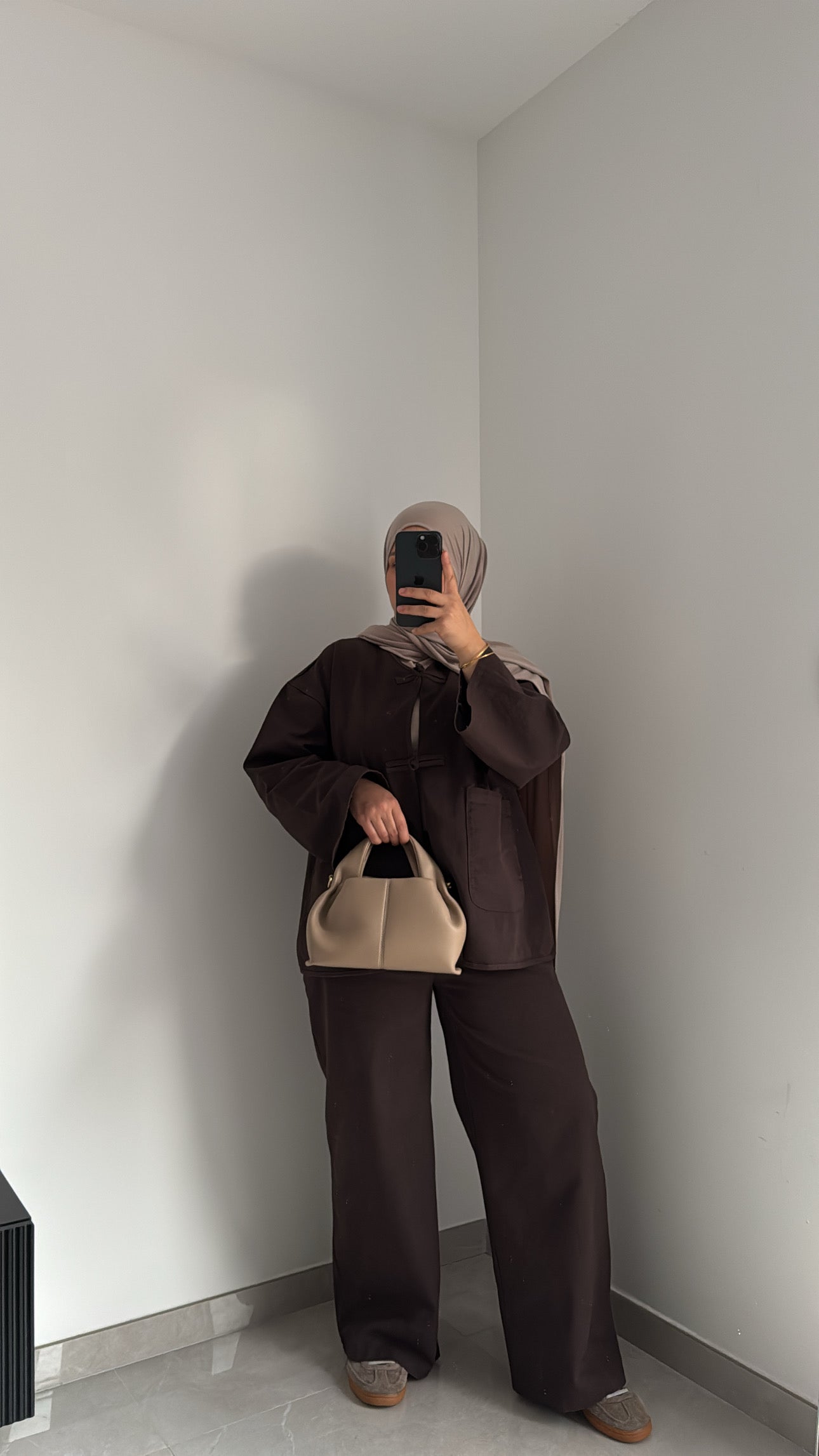 Ensemble YARA DENIM - MARRON