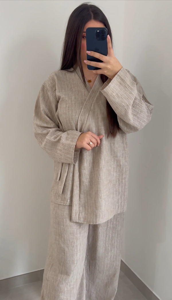 Ensemble wrap - BEIGE