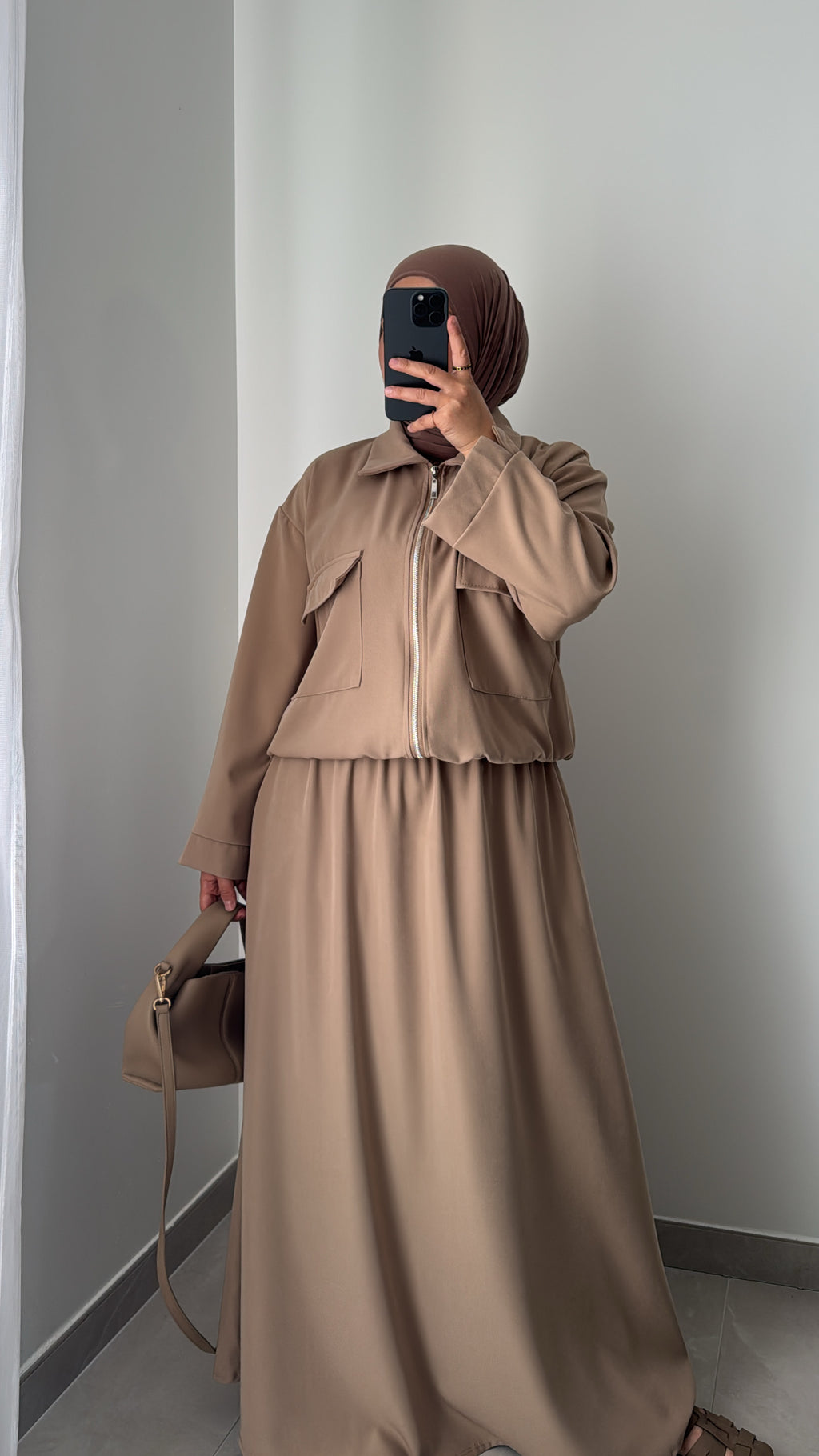 Ensemble LIYANA - BEIGE FONCÉ