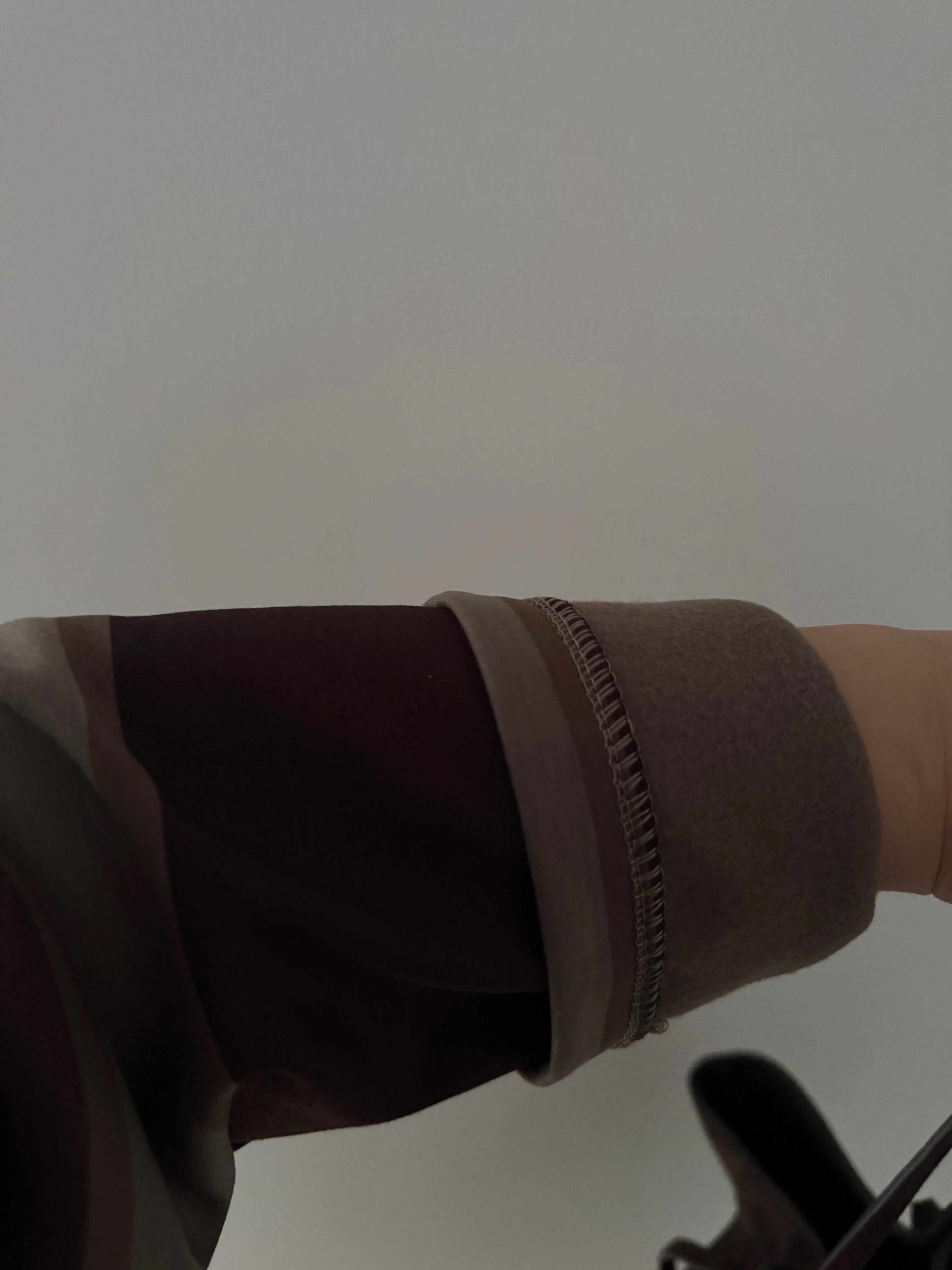 Polo doublé polaire - MARRON/TAUPE