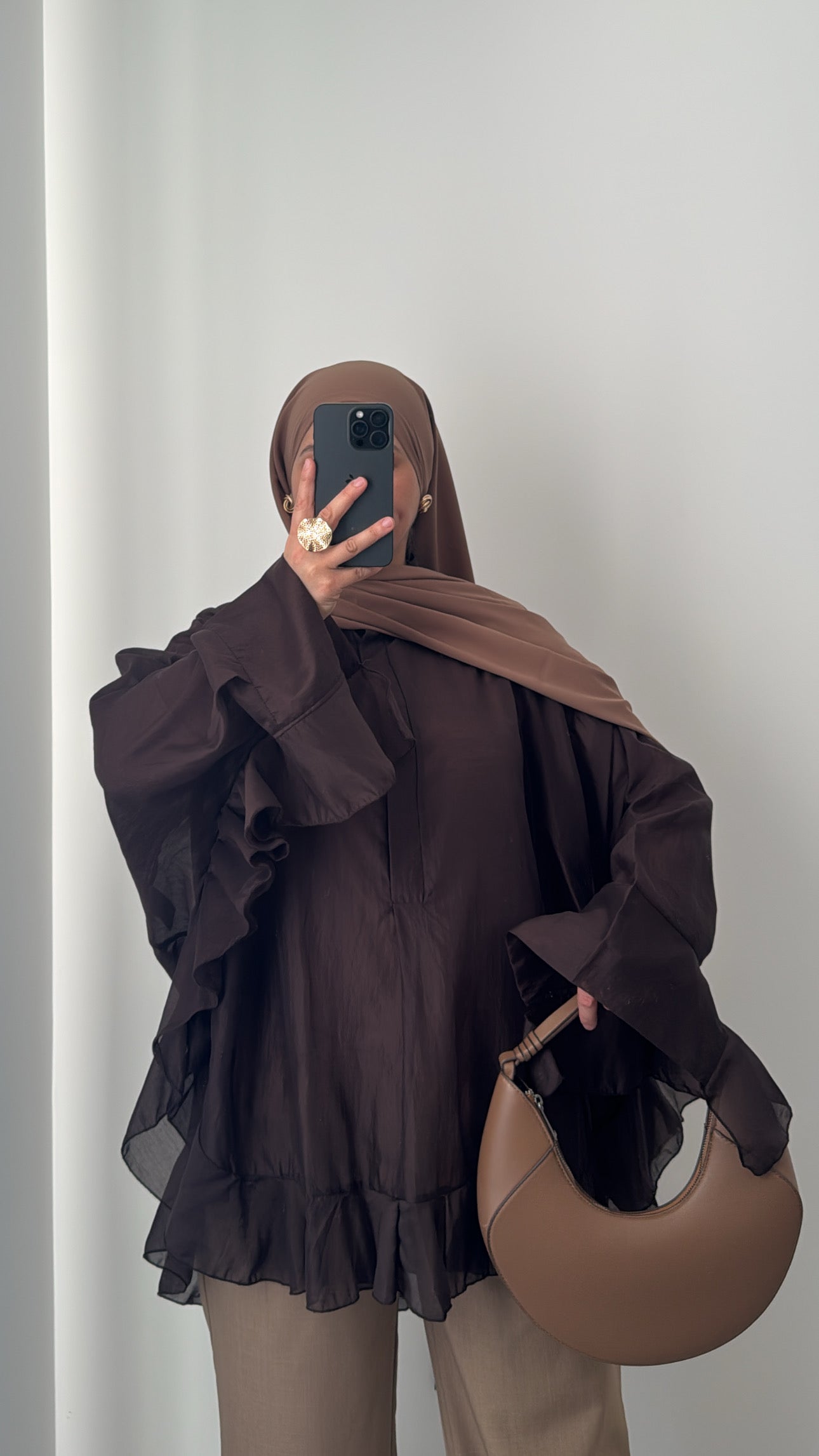 Blouse ALYA - MARRON