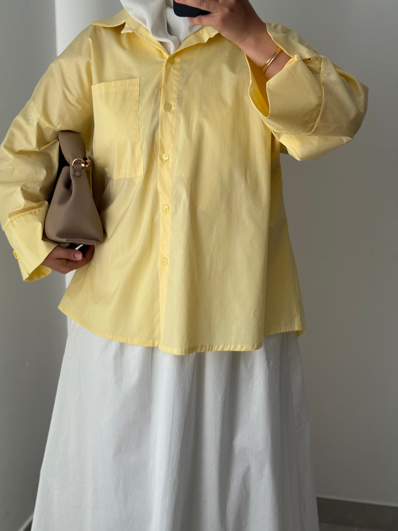 Chemise Solène - JAUNE
