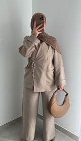Ensemble CAPPUCCINO - Taupe