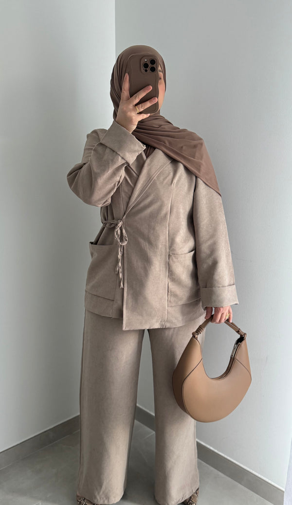Ensemble CAPPUCCINO - Taupe