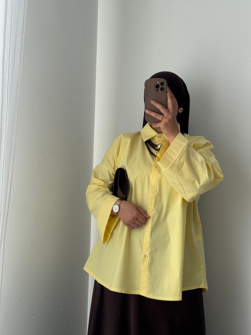 Chemise SORA - JAUNE