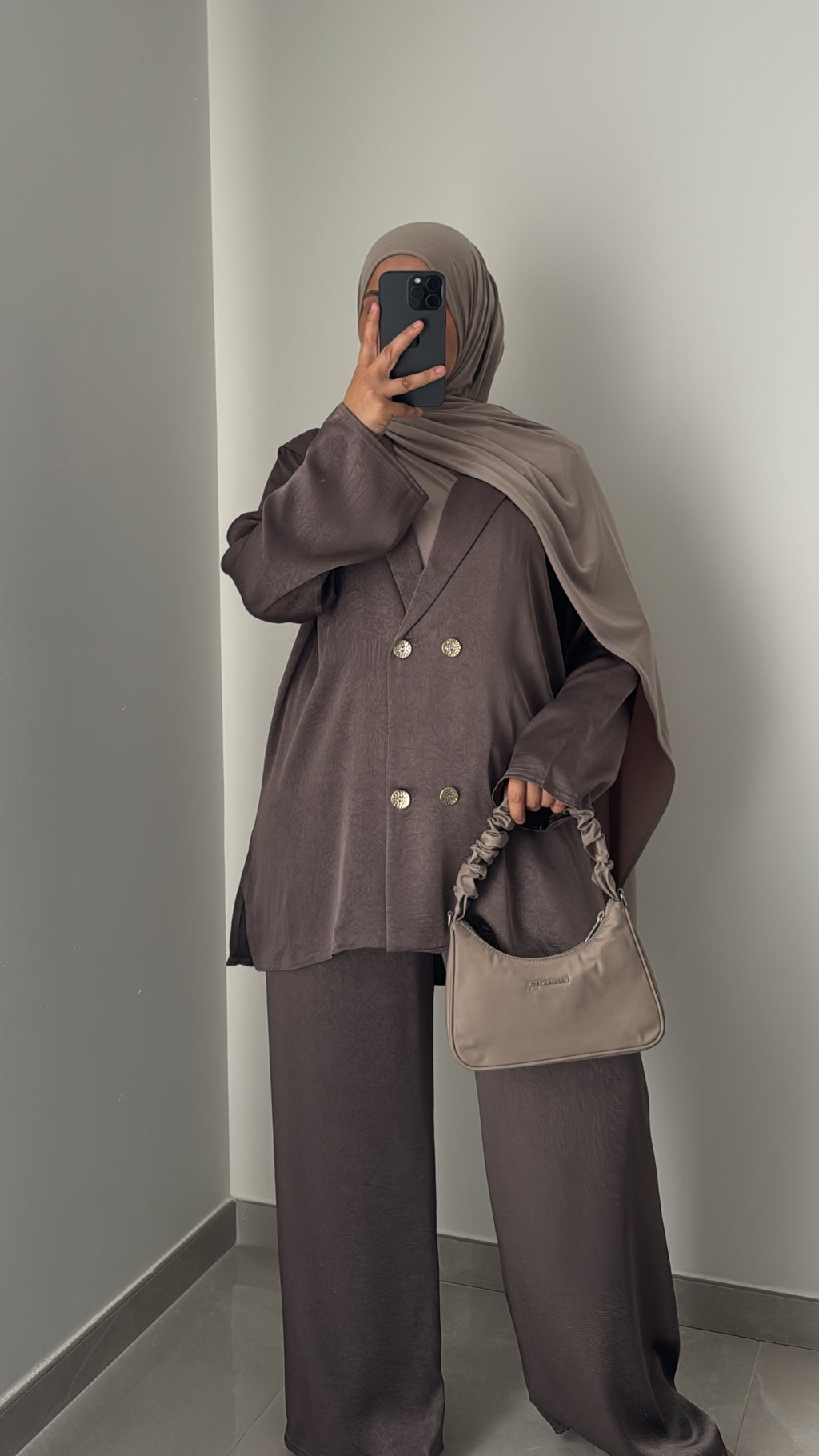 Ensemble MAYA - GRIS TAUPE