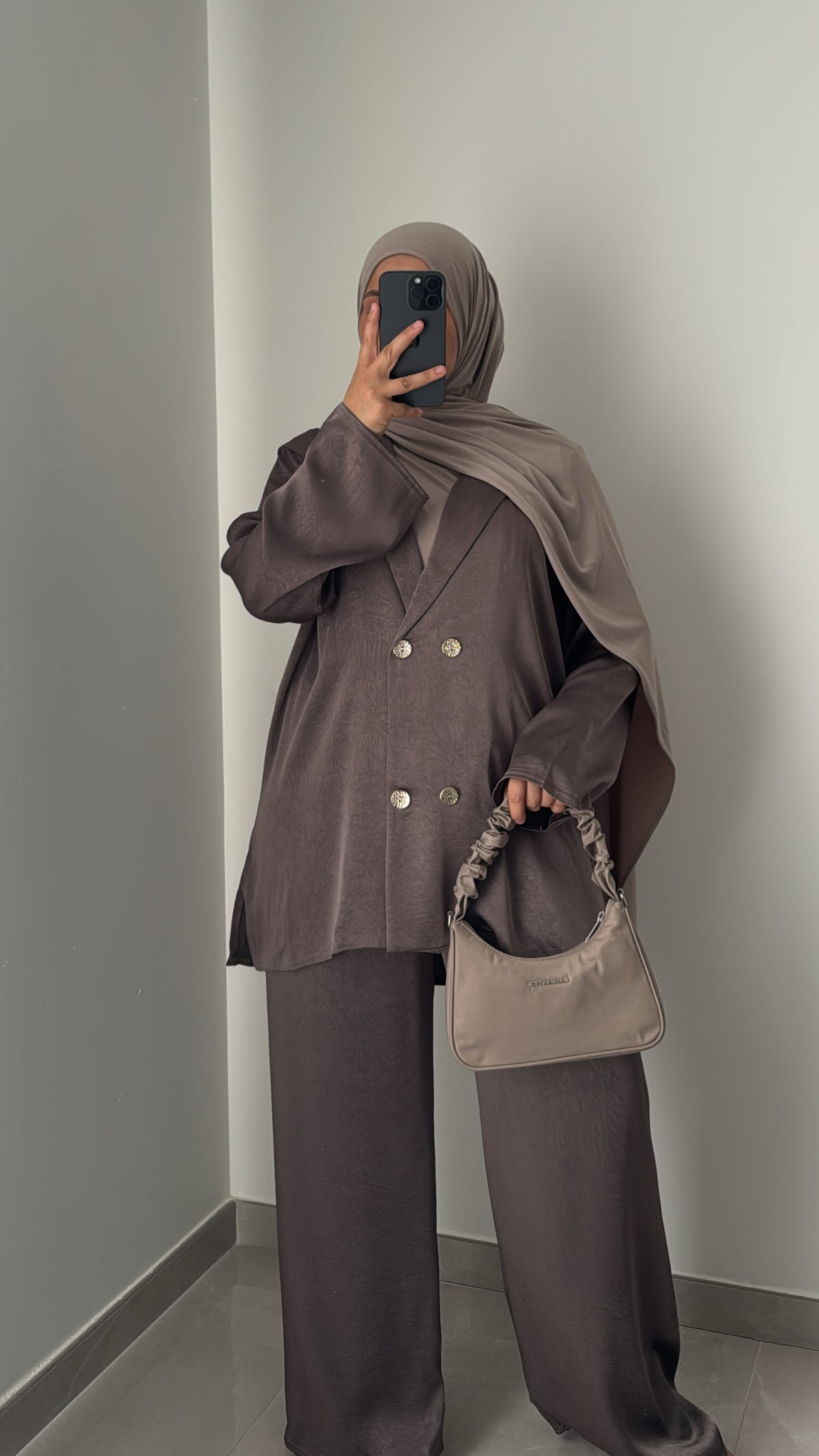 Ensemble MAYA - GRIS TAUPE