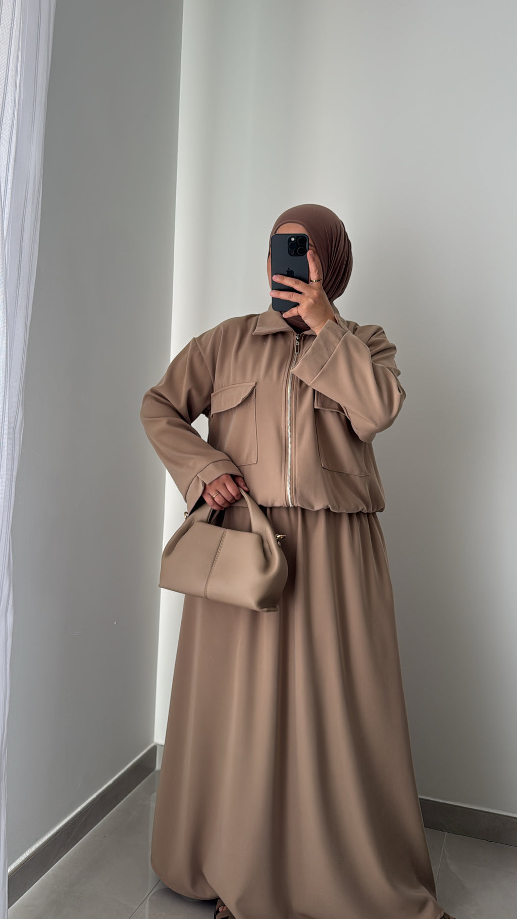 Ensemble LIYANA - BEIGE FONCÉ