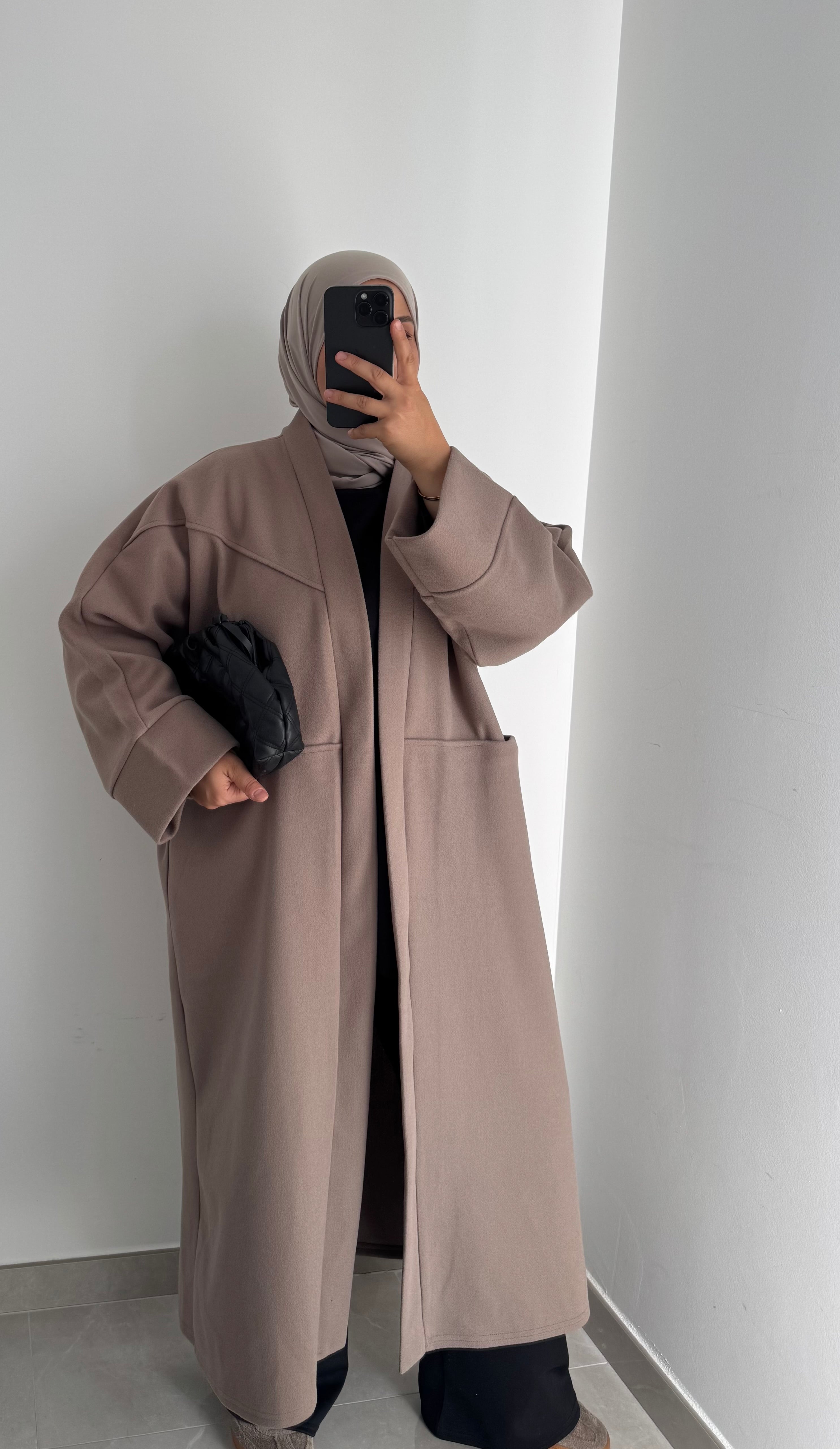 Manteau oversize - Taupe
