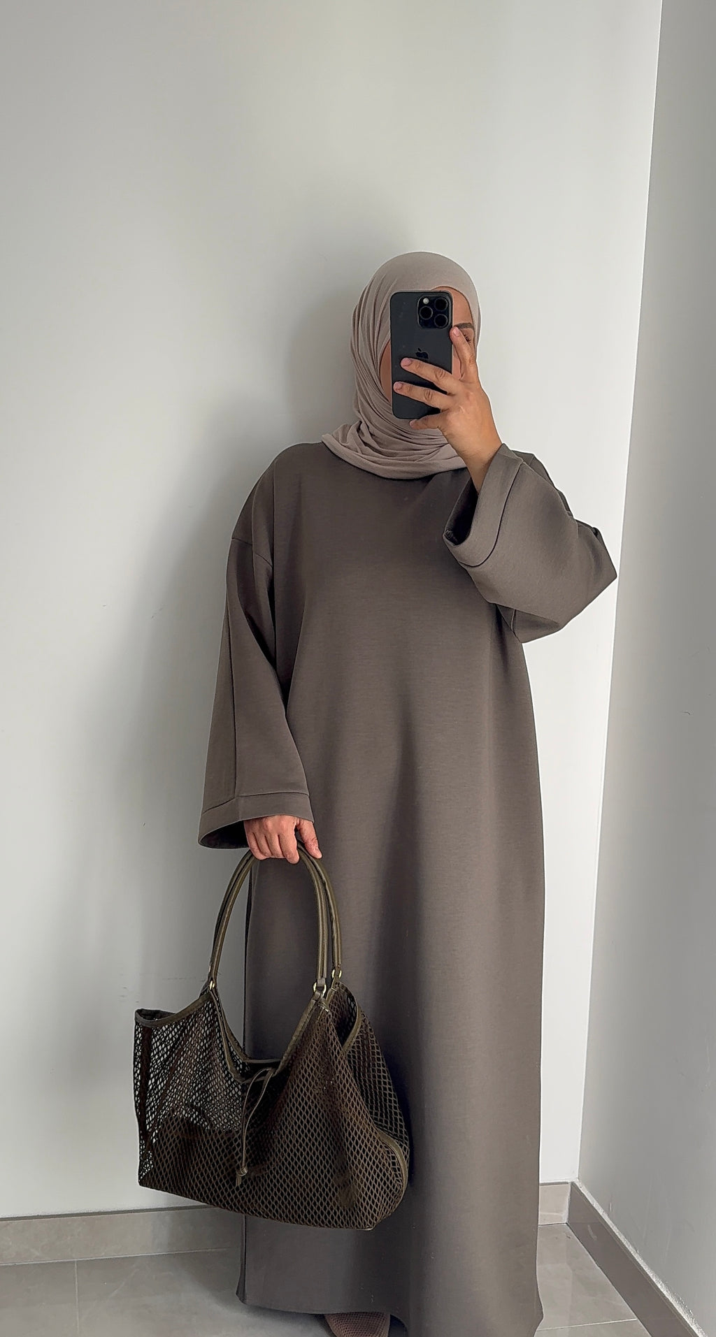 Robe sweat - Kaki foncé