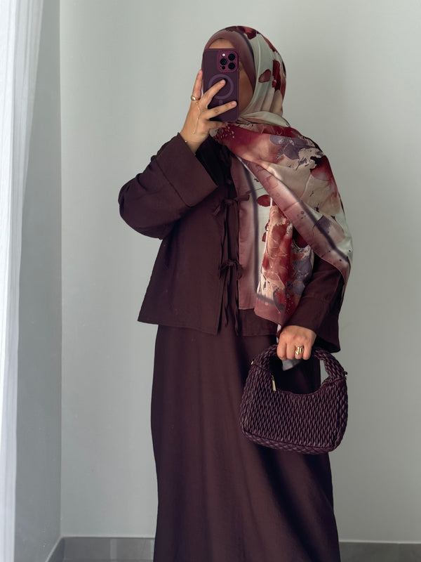 Robe NOELIA- MARRON