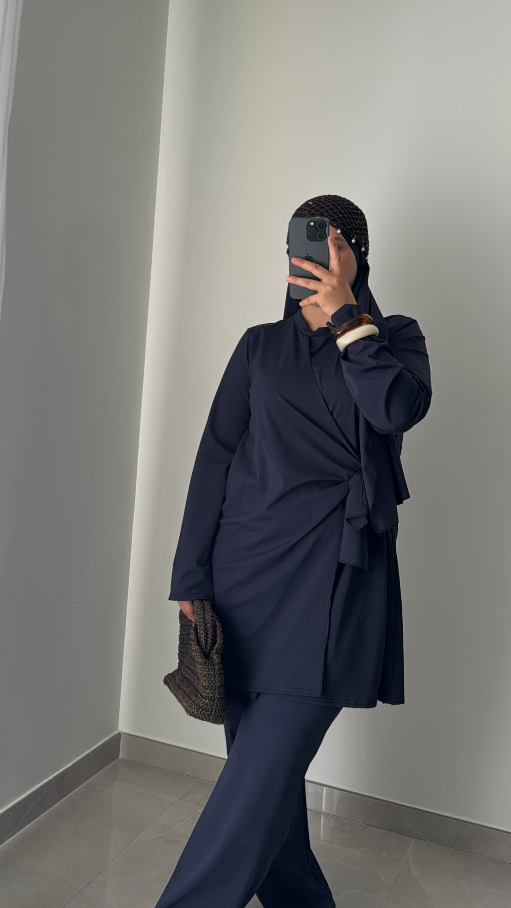 Burkini Soléa 3 pièces - BLEU MARINE