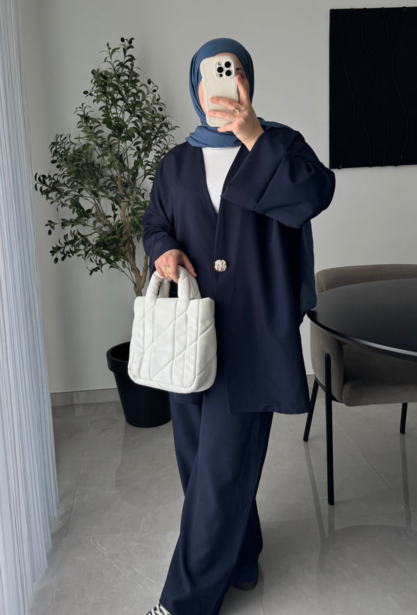 Ensemble veste / pantalon - BLEU MARINE