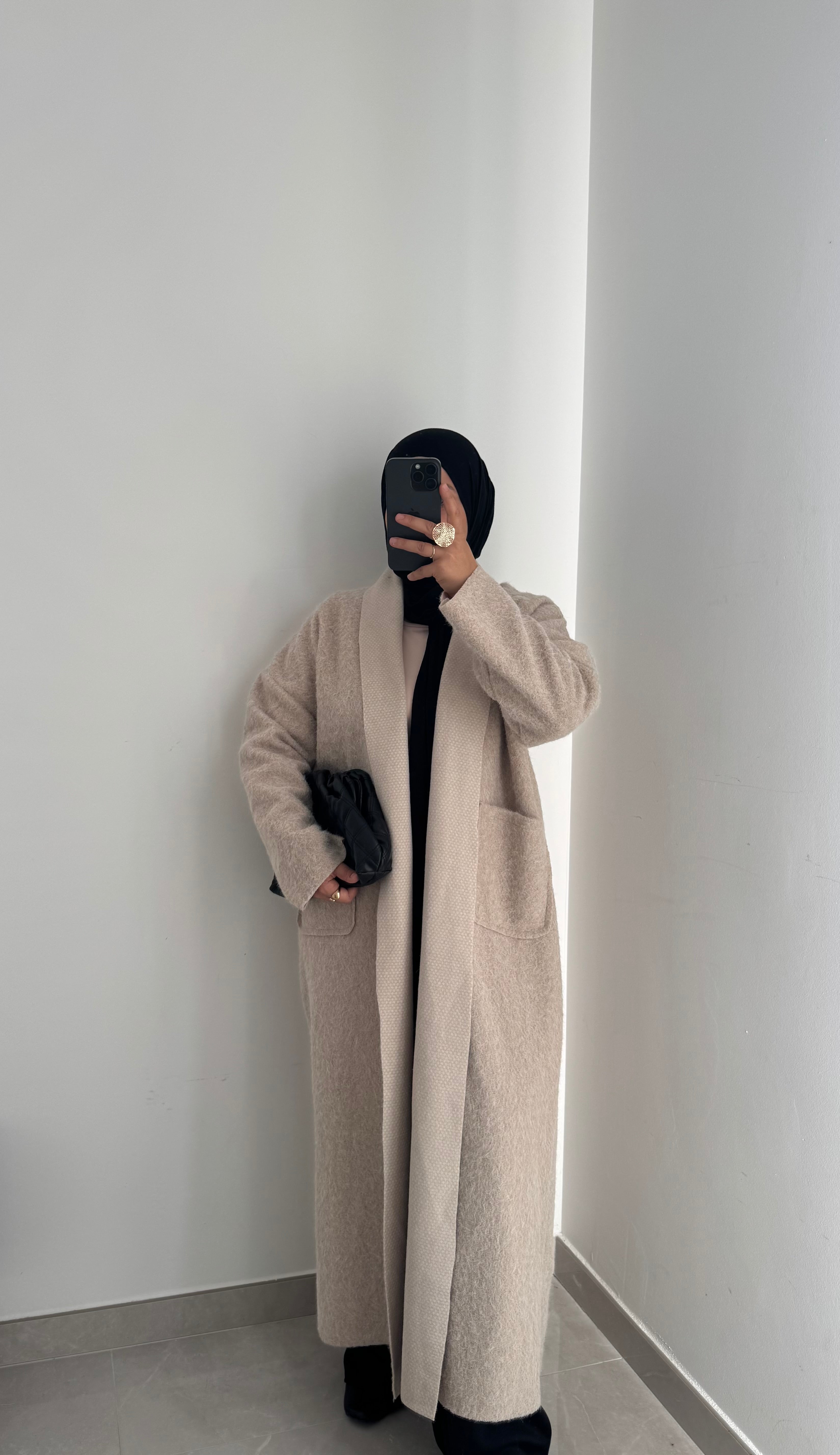 Veste manteau - BEIGE