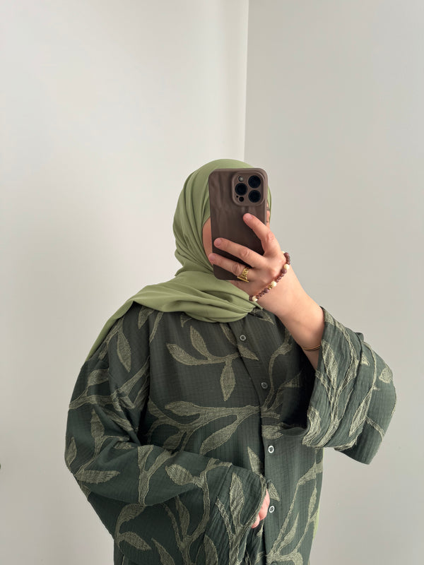 Ensemble FLOWERS - Vert Kaki
