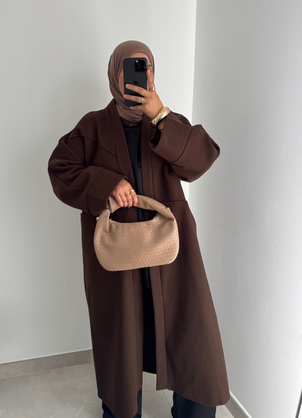 Manteau oversize - MARRON