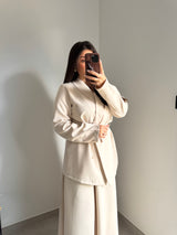 Ensemble veste jupe - Beige