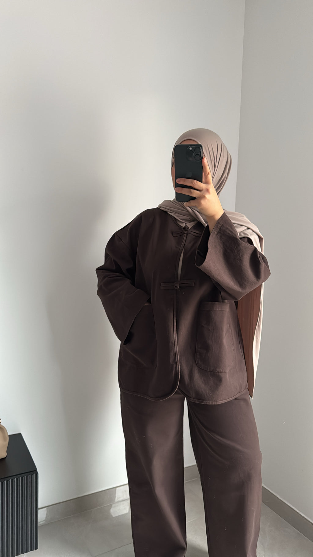 Ensemble YARA DENIM - MARRON