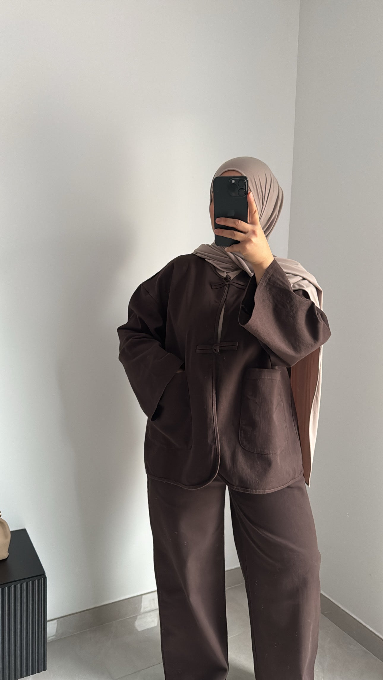 Ensemble YARA DENIM - MARRON