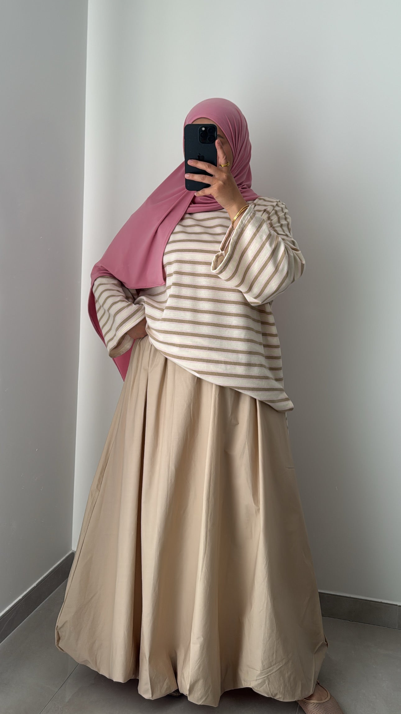 Jupe ballon - BEIGE