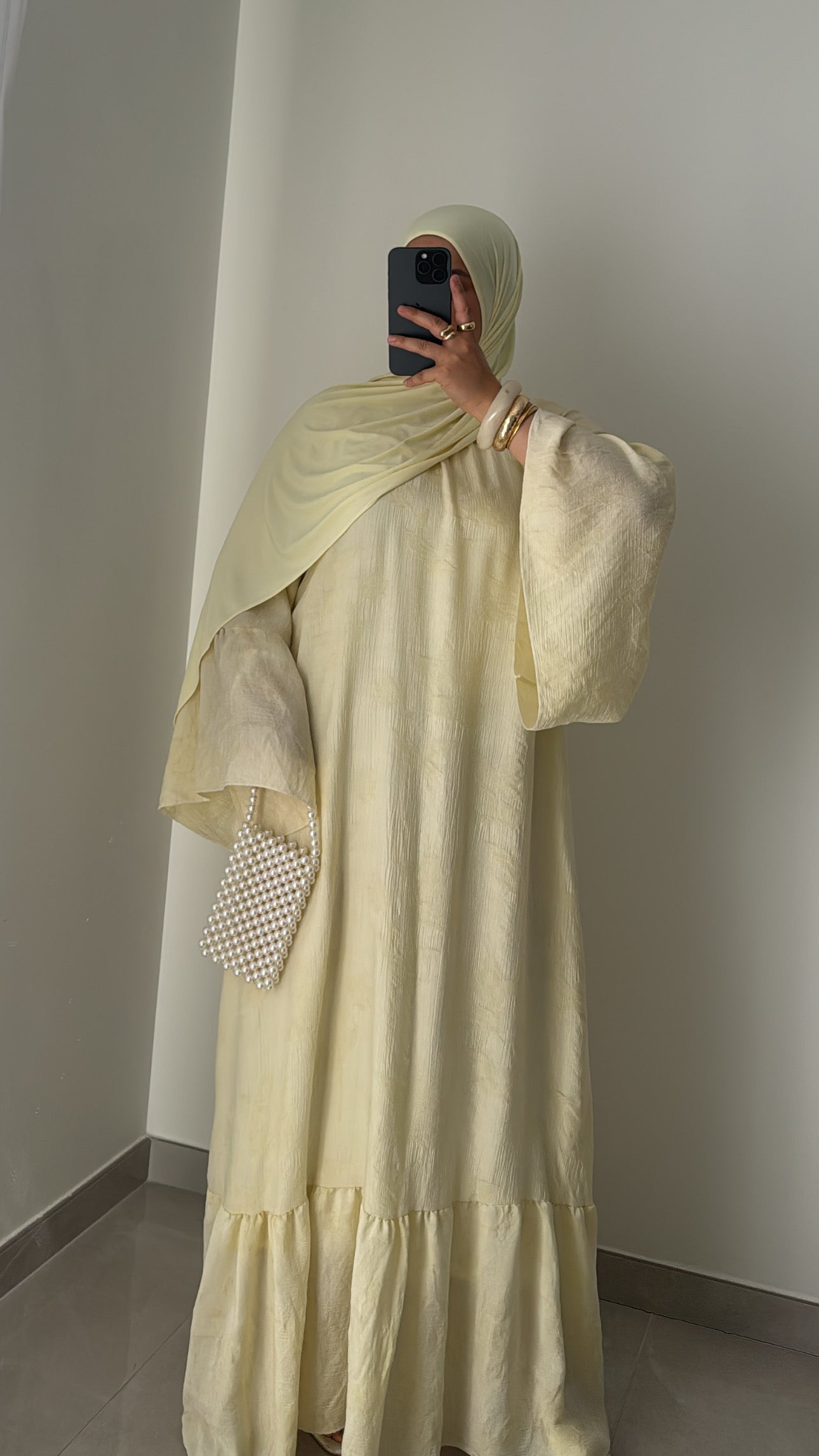 Robe LAYAL - JAUNE BEURRE