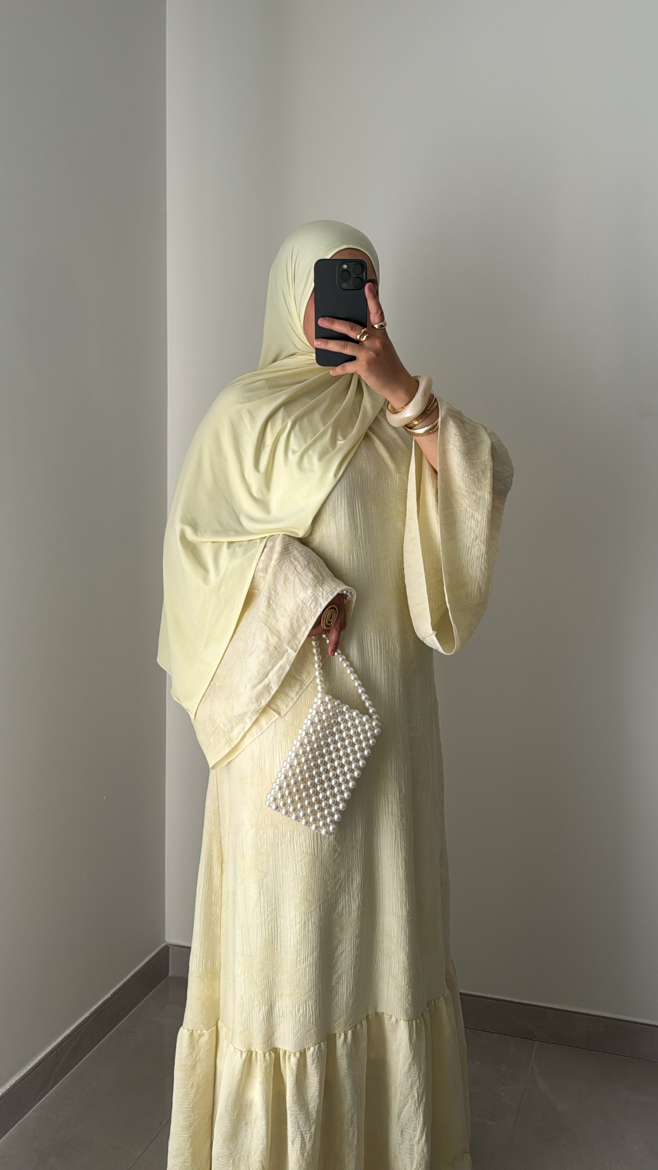 Robe LAYAL - JAUNE BEURRE
