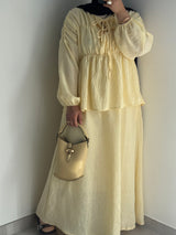 Ensemble Elyna - Jaune beurre