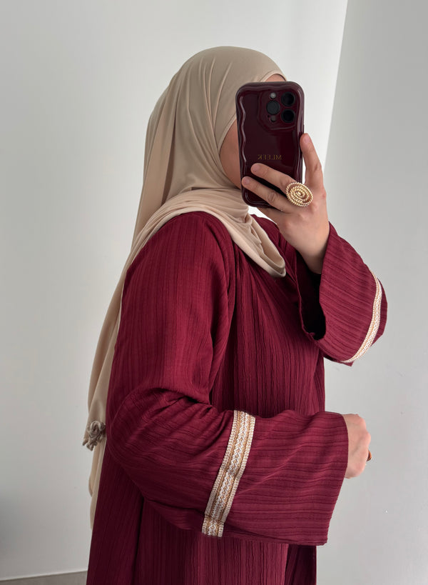 Abaya élégante - BORDEAUX