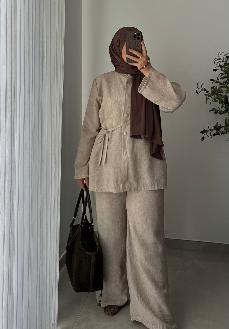 Ensemble effet lin - TAUPE