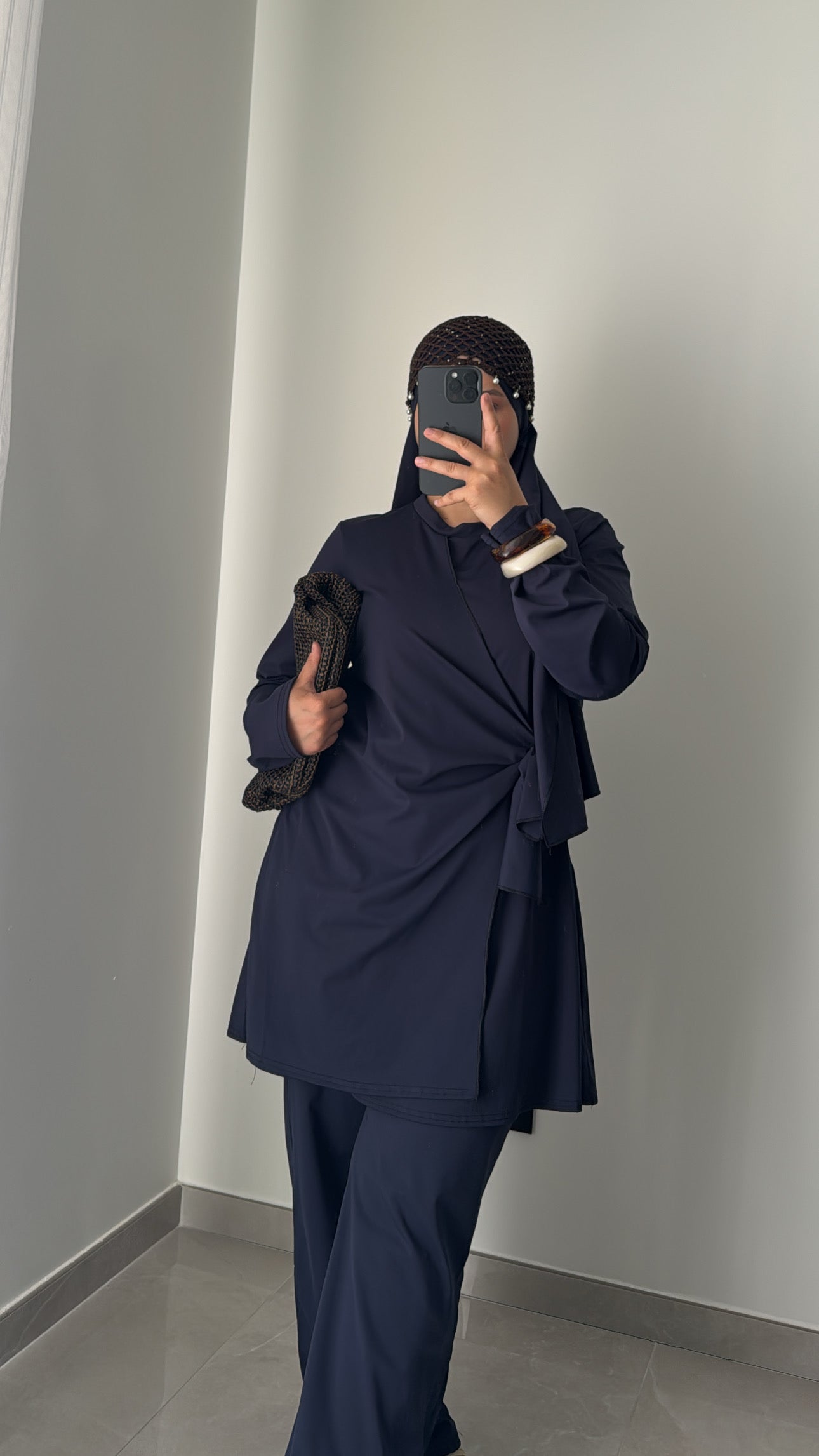 Burkini Soléa 3 pièces - BLEU MARINE