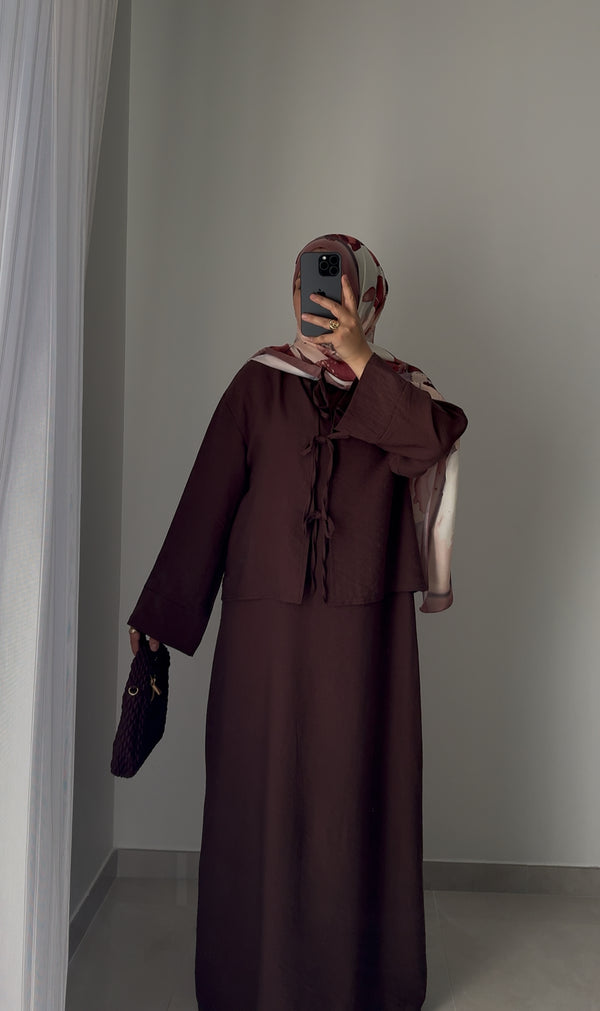 Robe NOELIA- MARRON