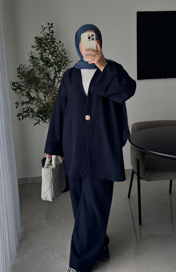 Ensemble veste / pantalon - BLEU MARINE