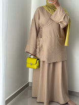 Ensemble IRIS -BEIGE FONCÉ
