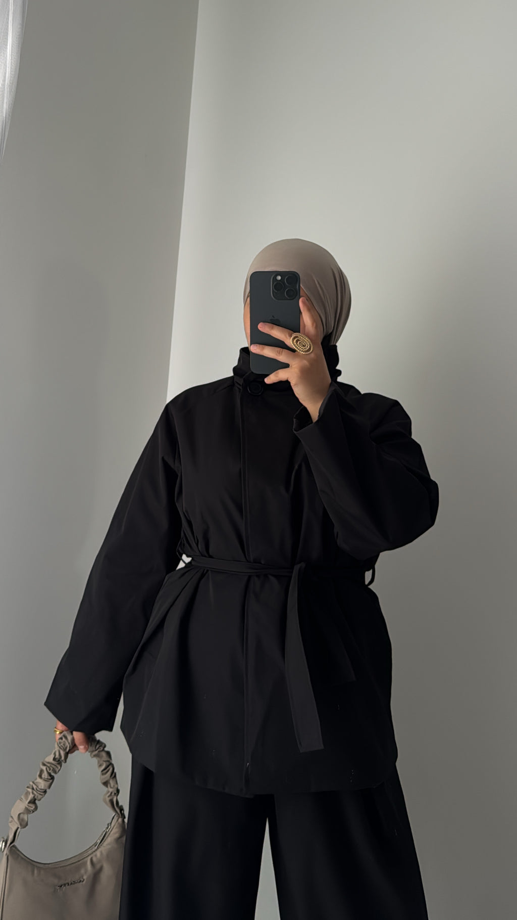 Trench AÏNA - NOIR