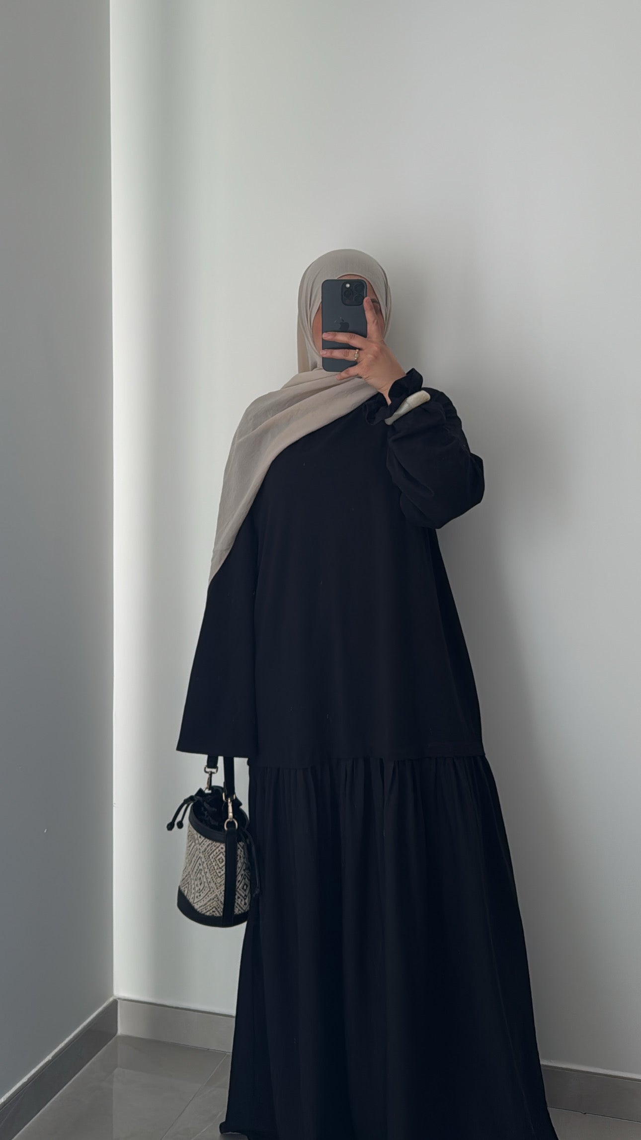 Robe BI- MATIÈRE - NOIR